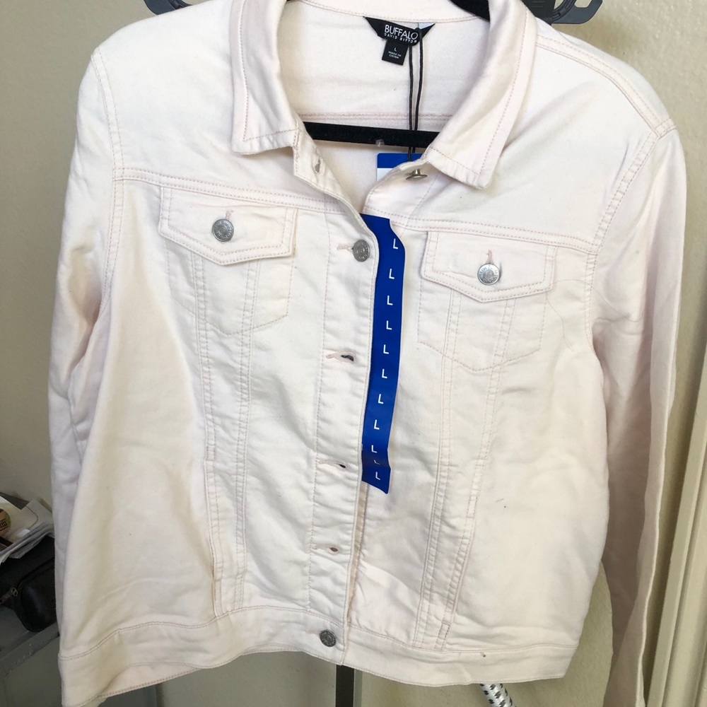 Light pink jean jacket